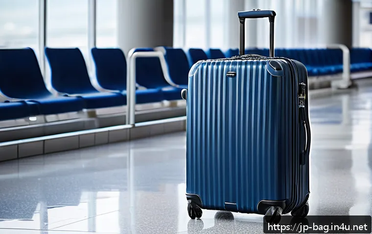 델시 패션 캐리어와 가성비 라인 - A sleek, modern lightweight polycarbonate suitcase designed for travel, showcasing a smooth matte fi...